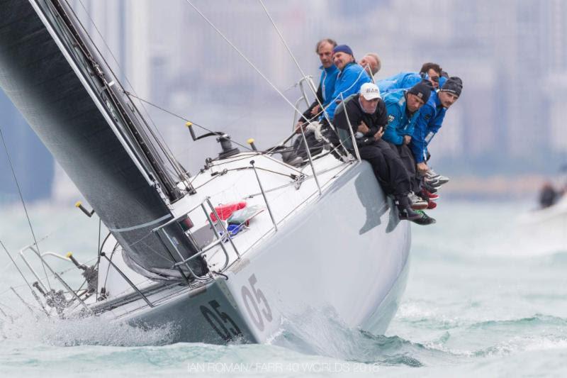 2018 Farr 40 World Championships Day 1 photo copyright Ian Roman / Farr 40 Worlds 2018 taken at Chicago Yacht Club and featuring the Farr 40 class