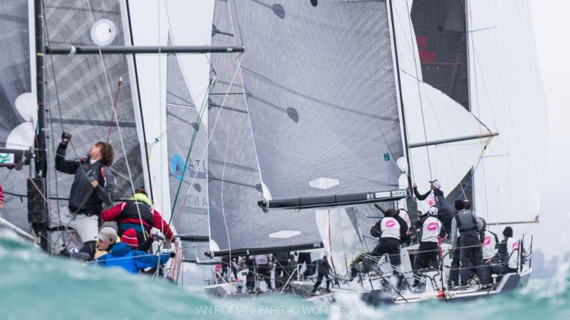 2018 Farr 40 World Championships Day 2 photo copyright Ian Roman / Farr 40 Worlds 2018 taken at Chicago Yacht Club and featuring the Farr 40 class