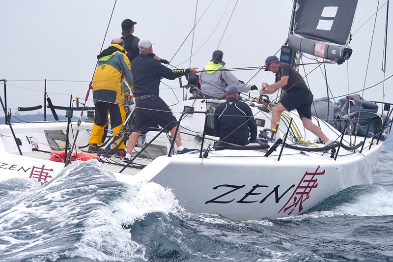 Zen in big seas off Sydney - 2019 Farr 40 Australian Open Series National Championship - photo © Tilly Lock