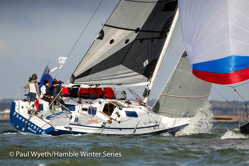 Thunderbird during the HYS Hamble Winter Series week 5 - photo © Paul Wyeth / www.pwpictures.com