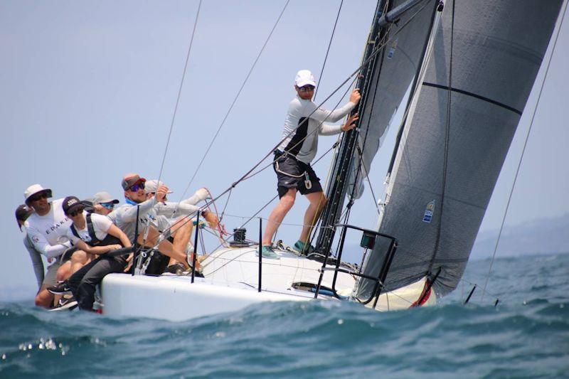 Edake (Jeff Carter and crew) win the 2019 Farr 40 Pittwater One Design Trophy photo copyright Jennie Hughes taken at Royal Prince Alfred Yacht Club and featuring the Farr 40 class