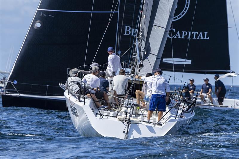 Edake gets amongst the Farr 40 competition - Nautilus Marine Insurance Sydney Harbour Regatta - photo © Andrea Francolini