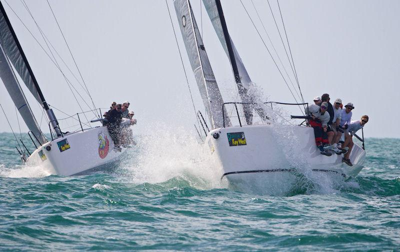 Farr 400 racing at Quantum Key West 2013 photo copyright Jesús Renedo / www.sailingstock.com taken at  and featuring the Farr 400 class