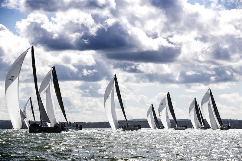 HYS One Ton Cup day 2 photo copyright Richard Langdon / www.oceanimages.co.uk taken at Royal Yacht Squadron and featuring the Fast 40 class