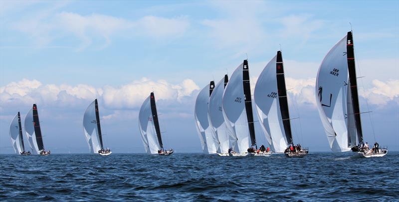 International Paint Poole Regatta 2018 day 2 photo copyright Mark Jardine / YachtsandYachting.com taken at  and featuring the Fast 40 class