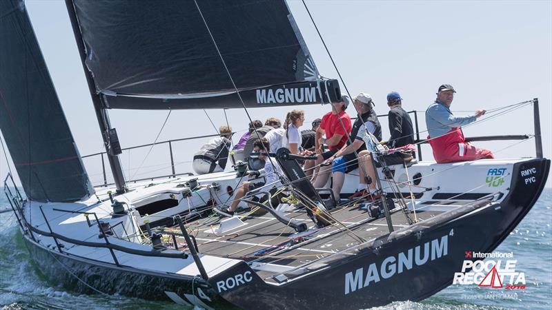 International Paint Poole Regatta 2018 day 2 photo copyright Ian Roman / International Paint Poole Regatta taken at  and featuring the Fast 40 class