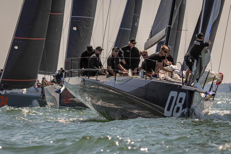 Niklas Zennstrom's Swedish Carkeek-designed Rán VII wins the Fast 40 Nationals photo copyright Gordon Upton / VR Sport taken at Royal Thames Yacht Club and featuring the Fast 40 class
