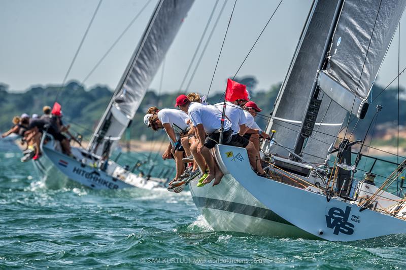 Lendy Cowes Week day 3 photo copyright Sam Kurtul / www.worldofthelens.co.uk taken at Cowes Combined Clubs and featuring the Fast 40 class