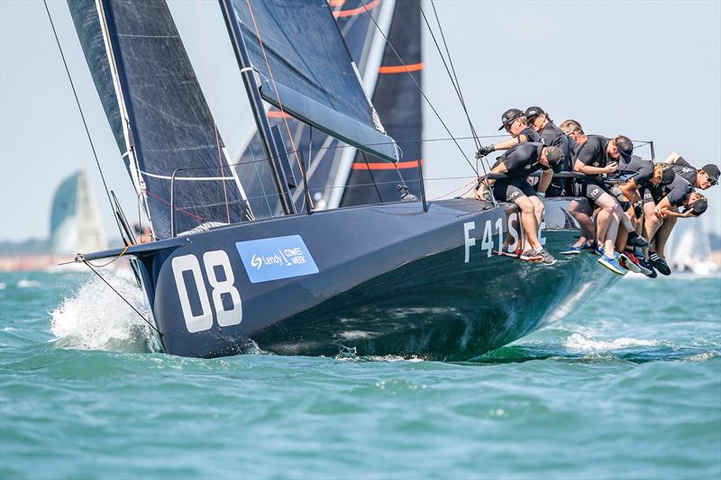 Ran won the Fast40  class short series by two points at Lendy Cowes Week photo copyright Paul Wyeth / CWL taken at Cowes Combined Clubs and featuring the Fast 40 class