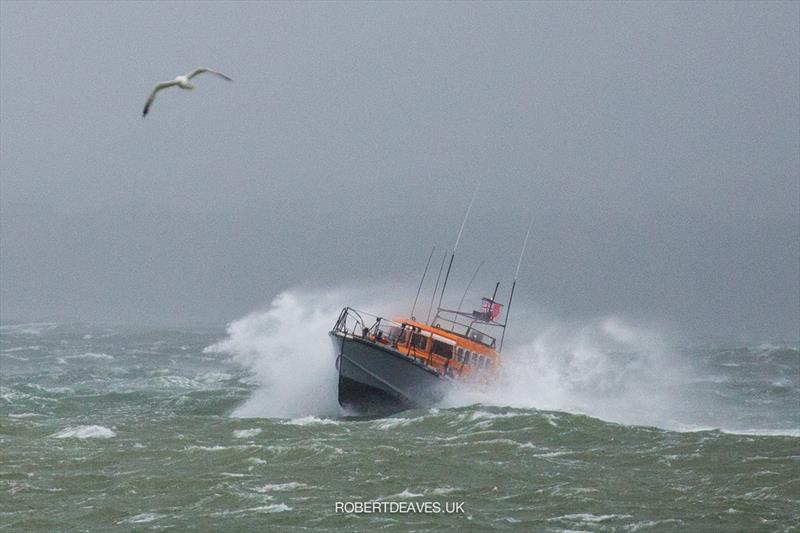 The Solent on Friday photo copyright Robert Deaves / www.robertdeaves.uk taken at  and featuring the Fast 40 class