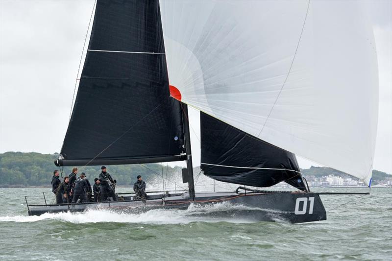 Niklas Zennström's Rán take the FAST40  Class win after two days of racing in the RORC Vice Admiral's Cup photo copyright Rick Tomlinson / www.rick-tomlinson.com taken at Royal Ocean Racing Club and featuring the Fast 40 class