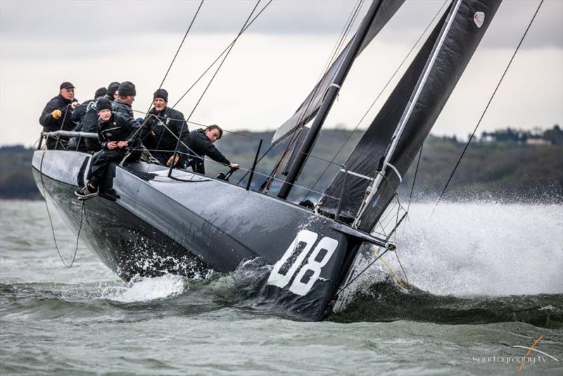 Wight Shipyard One Ton Cup photo copyright Sportography taken at Royal Ocean Racing Club and featuring the Fast 40 class