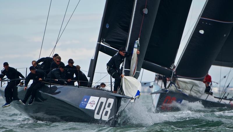 Day 4 of the 2018 Wight Shipyard One Ton Cup photo copyright Tom Hicks / www.solentaction.com taken at Royal Ocean Racing Club and featuring the Fast 40 class