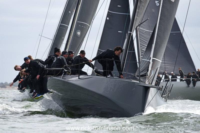 Niklas Zennstrom's Carkeek designed FAST40  Rán photo copyright Rick Tomlinson / www.rick-tomlinson.com taken at Royal Ocean Racing Club and featuring the Fast 40 class