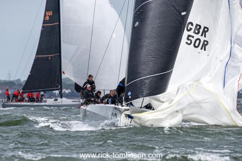 Peter Morton will be racing CF40  Girls on Film photo copyright Rick Tomlinson / www.rick-tomlinson.com taken at Royal Ocean Racing Club and featuring the Fast 40 class