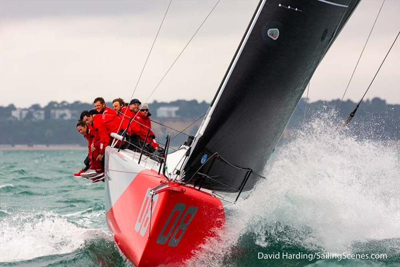 Ed Fishwick's Redshift. - FAST40  Race Circuit Round 2 - Day 2 photo copyright David Harding / www.sailingscenes.com taken at  and featuring the Fast 40 class