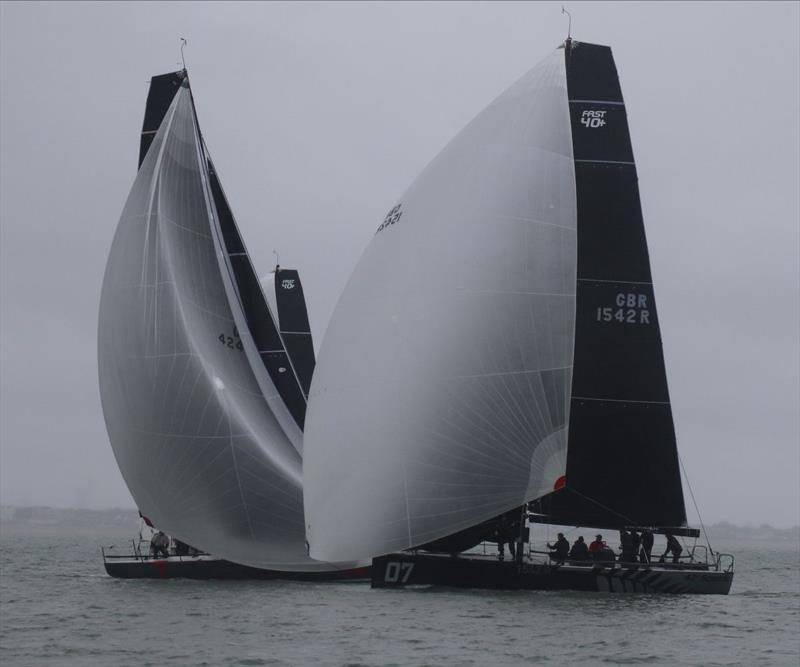 Round 6 – 2019 FAST40  Class Race Circuit photo copyright Louay Habib taken at Royal Southern Yacht Club and featuring the Fast 40 class
