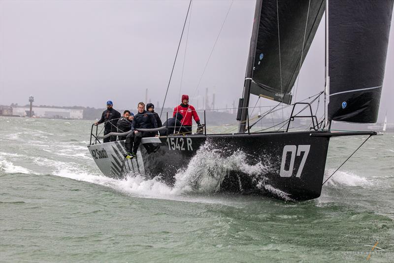 Round 6 – 2019 FAST40  Class Race Circuit photo copyright Sportography Limited taken at Royal Southern Yacht Club and featuring the Fast 40 class