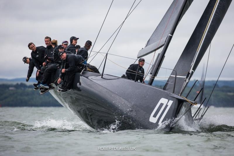 Rán has now won Round 1 and Round 2 of the 2021 Race Circuit photo copyright Robert Deaves taken at Royal Ocean Racing Club and featuring the Fast 40 class