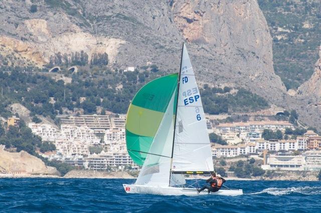 FD Europeans at Altea, Spain photo copyright Richard Phillips / www.esailor.co.uk taken at  and featuring the Flying Dutchman class