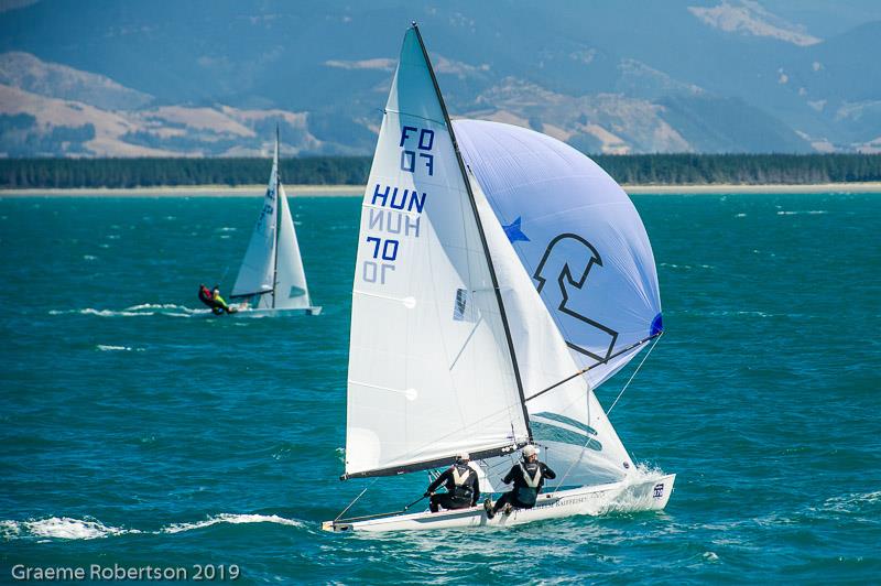 2019 Flying Dutchman World Championships photo copyright Graeme Robertson taken at Nelson Yacht Club and featuring the Flying Dutchman class