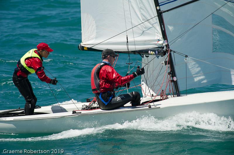 Flying Dutchman World Championship 2019 - Nelson Yacht Club - February 2019 photo copyright Graeme Robertson taken at Nelson Yacht Club and featuring the Flying Dutchman class