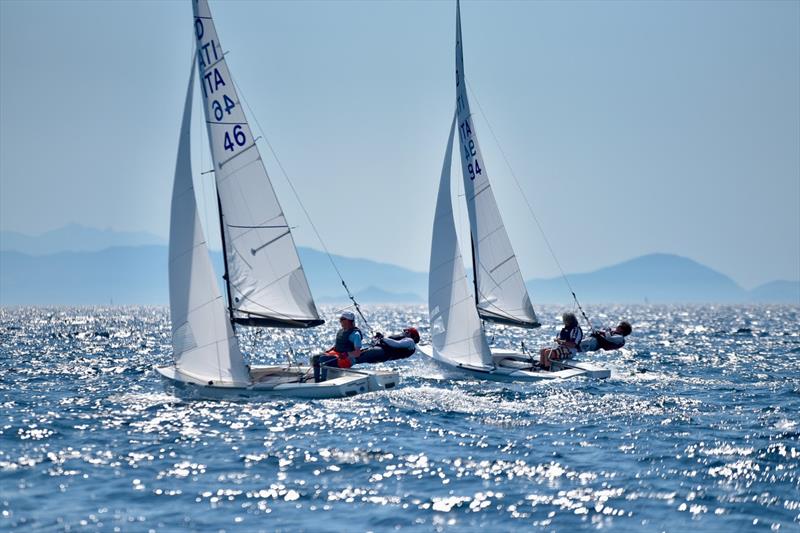 Flying Dutchman Italian Championship 2022 photo copyright Yacht Club Isole di Toscana taken at Yacht Club Isole di Toscana and featuring the Flying Dutchman class