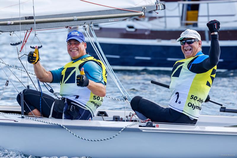 Kay-Uwe Lüdtke/Kai Schäfers prevailed with a final victory in the FD photo copyright www.segel-bilder.de taken at Kieler Yacht Club and featuring the Flying Dutchman class