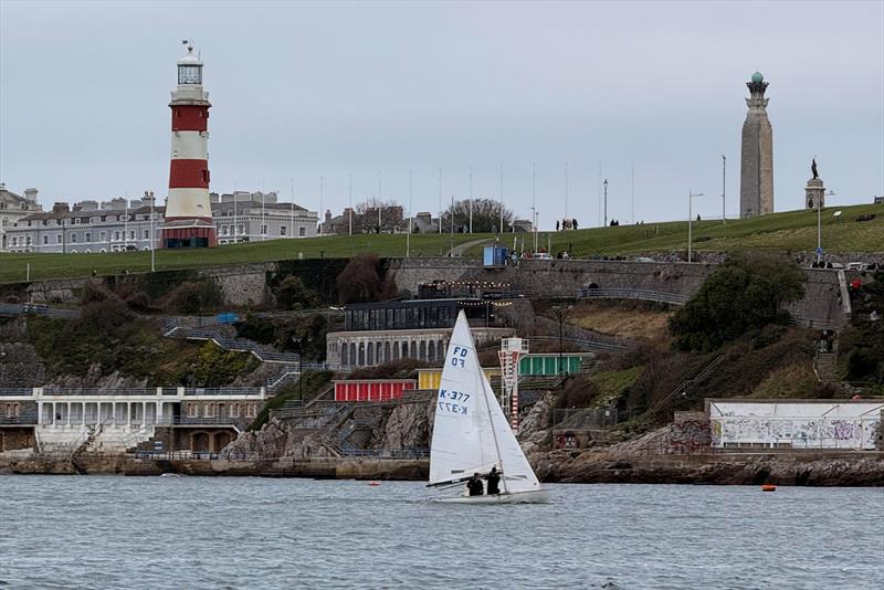 Ashley Crawford Memorial Pursuit Race at Plym YC photo copyright PYC taken at Plym Yacht Club and featuring the Flying Dutchman class
