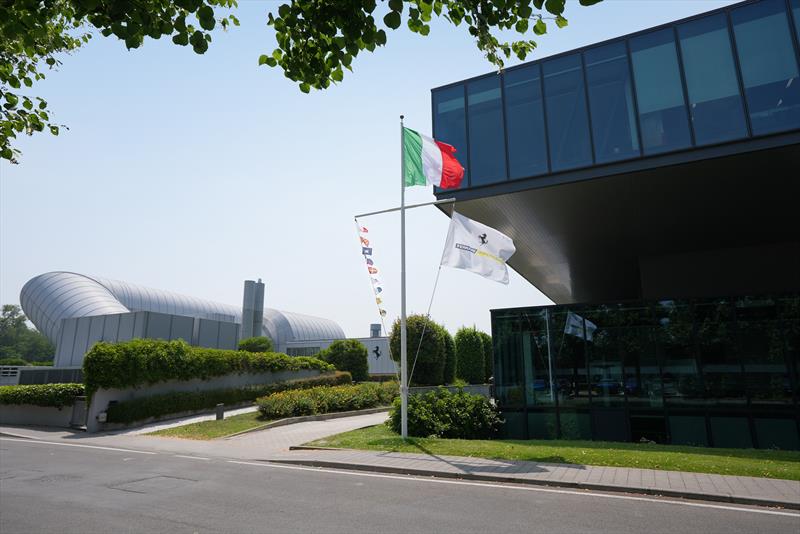 The new 100ft full foiling Ferrari Hypersail project is unveiled - photo © Ferrari Hypersail
