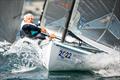 Rob McMillan on day 2 of the Finn Gold Cup at Malcesine