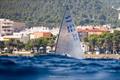 Florian Faucheux, FRA, wins Race 7 at the Open Finn European Masters © Robert Deaves