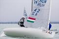 Abel Szucs, HUN on the final day of the 2023 Open and U23 Finn Europeans in Csopak, Hungary © Robert Deaves / www.robertdeaves.uk