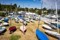 Seventieth Finn Gold Cup in Brisbane - Boats in the dinghy park