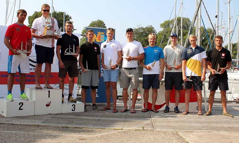 Day 6 of the Finn Silver Cup, Anders Pedersen is Finn Junior World Champion photo copyright Robert Deaves taken at WSV Hoorn and featuring the Finn class