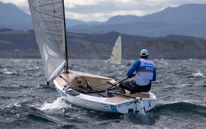 ISAF Sailing World Championship day 6 photo copyright Ocean Images taken at  and featuring the Finn class