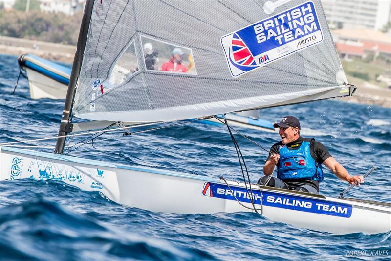 Ben Cornish at the Finn Europeans in Marseille - photo © Robert Deaves