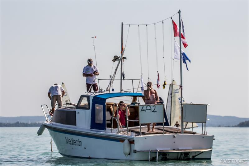 No racing on day 5 of the 2017 U23 Finn Worlds at Lake Balaton photo copyright Robert Deaves taken at MVM SE and featuring the Finn class