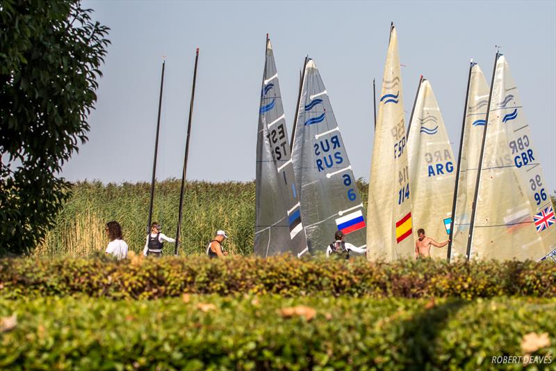 No racing on day 5 of the 2017 U23 Finn Worlds at Lake Balaton photo copyright Robert Deaves taken at MVM SE and featuring the Finn class
