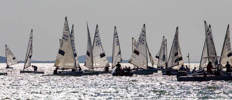 2017 Opel Finn Gold Cup at Lake Balaton photo copyright Robert Deaves taken at Spartacus Sailing Club and featuring the Finn class