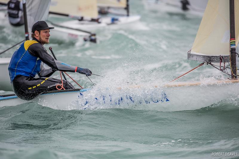 Max Salminen on day 3 of the Finn Europeans in Cádiz, Spain - photo © Robert Deaves