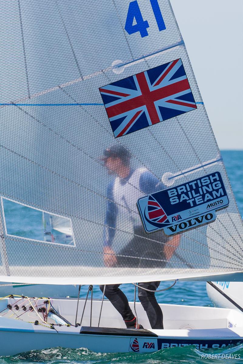 Giles Scott on day 4 of the Trofeo Princesa Sofía Iberostar photo copyright Robert Deaves taken at  and featuring the Finn class