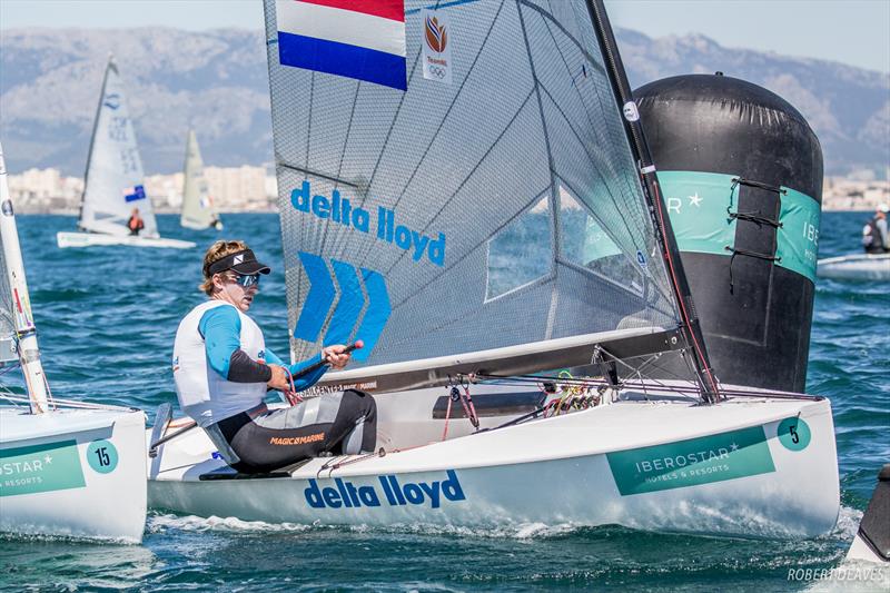 Nicholas Heiner on day 4 of the Trofeo Princesa Sofía Iberostar photo copyright Robert Deaves taken at  and featuring the Finn class