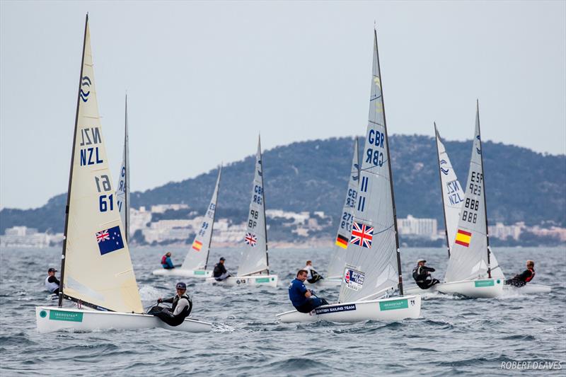 Race 9 on day 5 of the Trofeo Princesa Sofía Iberostar photo copyright Robert Deaves taken at  and featuring the Finn class