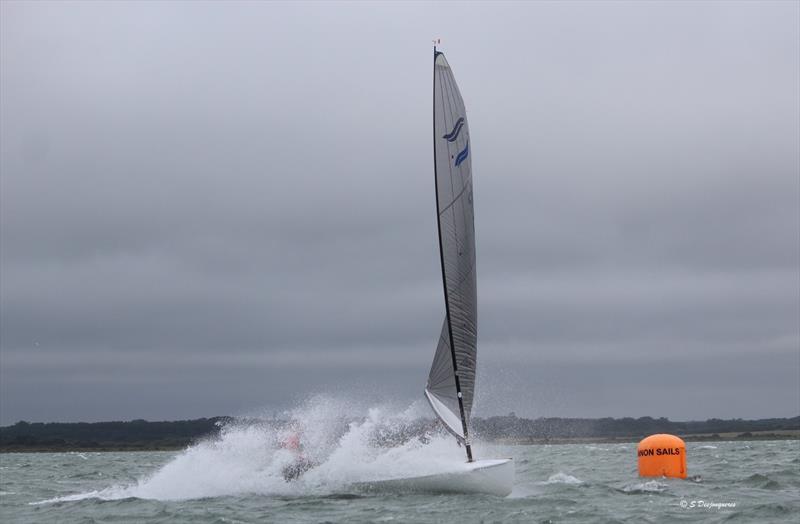 Finn Masters at Keyhaven photo copyright Sarah Desjonqueres taken at Keyhaven Yacht Club and featuring the Finn class