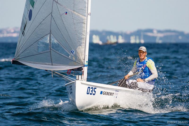 Zsombor Berecz wins the Finn Gold Cup at the 2018 Hempel Sailing World Championships Aarhus - photo © Robert Deaves