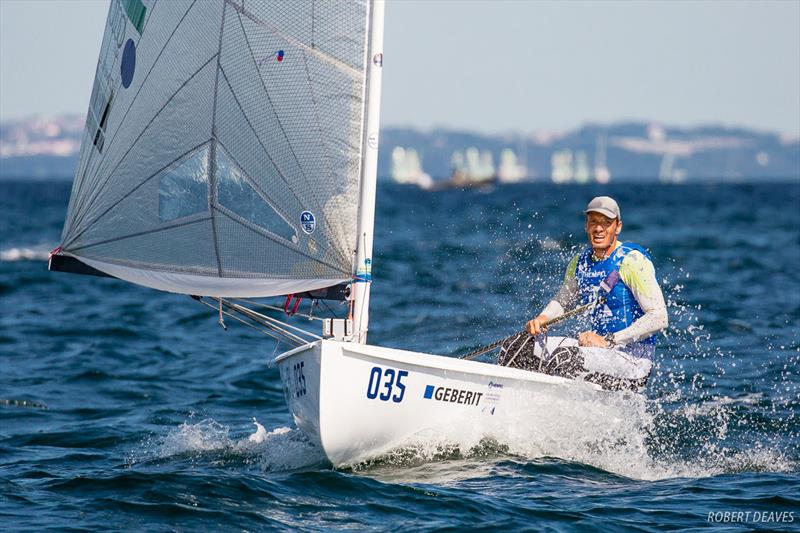 Zsombor Berecz wins the Finn Gold Cup at the 2018 Hempel Sailing World Championships Aarhus photo copyright Robert Deaves taken at Sailing Aarhus and featuring the Finn class