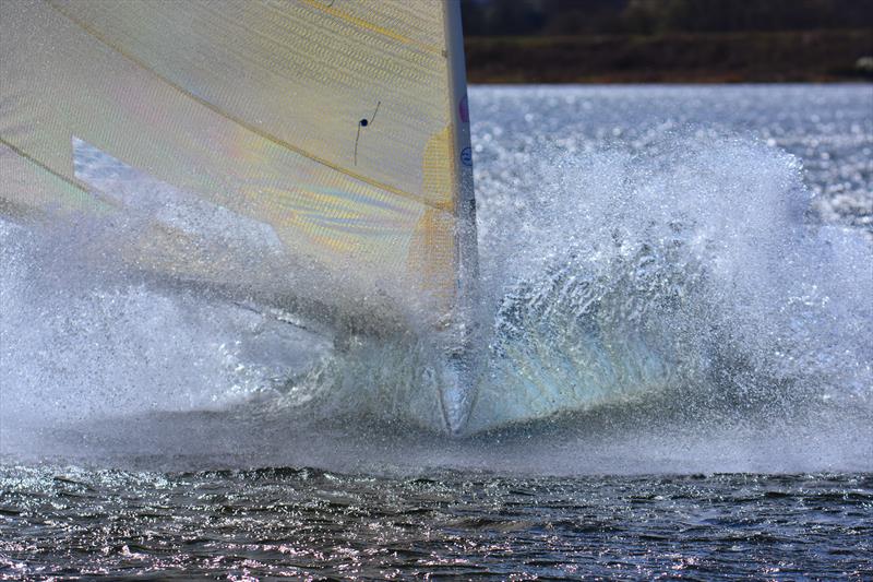 Heading down the mine on day 3 of the West Riding Early Spring Series photo copyright Alasdair McQuir taken at West Riding Sailing Club and featuring the Finn class