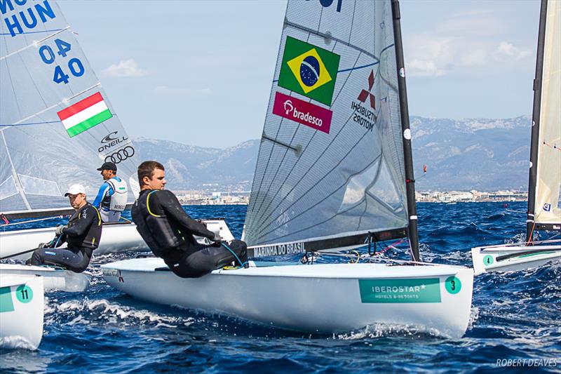 Jorge Zarif at the Princess Sofia Trophy photo copyright Robert Deaves taken at  and featuring the Finn class