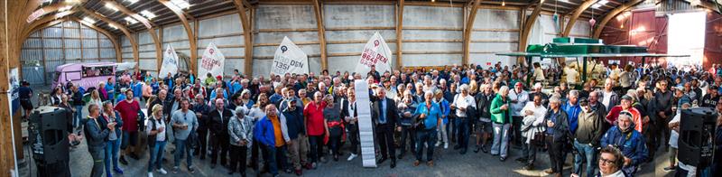 300 Finn sailors and supporters stand behind the letter to World Sailing photo copyright Robert Deaves taken at  and featuring the Finn class